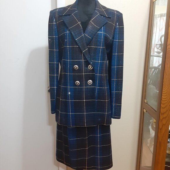 St. John | Skirts | Vtg St John Couture By Marie Gray Double Breast ...